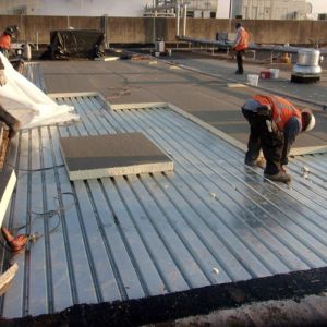 Sandblasting Steel Plate Decking With Plating Finish For Roof