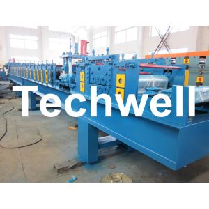 PLC Controlled Top Hat Channel Profile Cold Roll Forming Machine