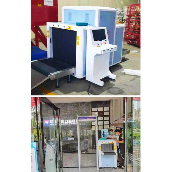 Warehouse Blue White X Ray Cargo Scanner 120100 ISO Certification