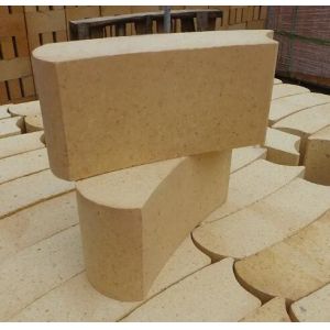 High Temperature Resistance High Alumina Curved Refractory Bricks Arch Fire Clay