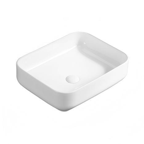 Quality Modern Ceramic Rectangular Bathroom Sink Above Counter Mount wholesale