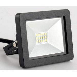 Cheap IP65 10w 700lm Stadium Waterproof Led Flood Lights With Tempered Glass , Black Aluminum Body for sale