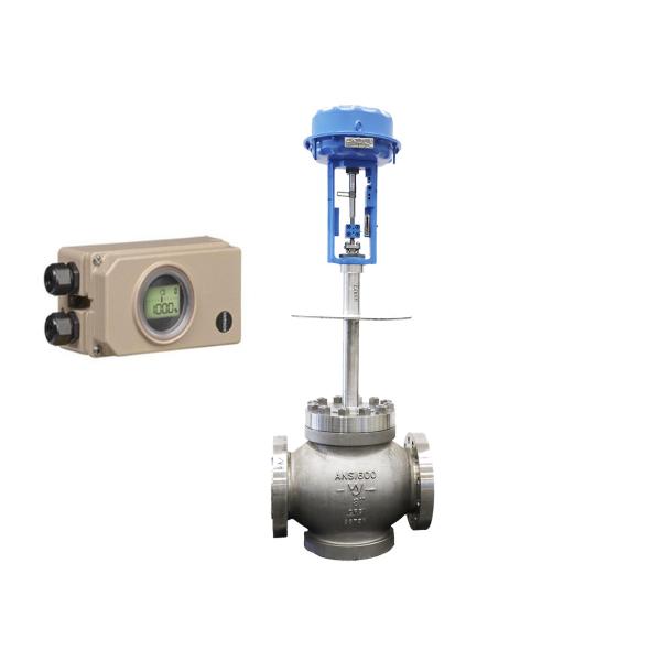 Quality China quality control valve with Samson 3730-5 type electric pneumatic valve positioner wholesale