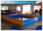 Customized Double Color Portable Inflatable Rectangular Pool For Adults / Kiddie