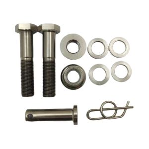 Universal Titanium GR5 Jacobs Ladder Bolt With Nut Nylon Insert 3/8-24 in Thread Perfect for Industrial Applications