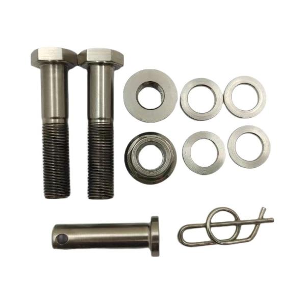 Quality Universal Titanium GR5 Jacobs Ladder Bolt With Nut Nylon Insert 3/8-24 in Thread Perfect for Industrial Applications wholesale