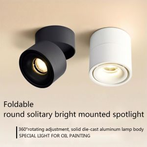 Magnetic Suction Led Track Spotlight 7Ｗ Ceiling Adjustable No Mercury 148mm