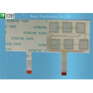 1mm Pitch Flexible Capacitive Touch Circuit With LuxKing Back adhesive