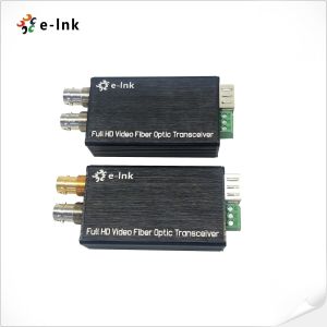 Mini-type 3G-SDI to Fiber Converter with Tally or Reverse RS485