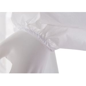 Zipper Front Fda Pp Woven Coverall With Hood