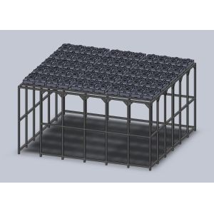 China Modular Clean Room Chassis with Less Than 65dB Noise Level Positive/Negative Pressure Control H14/H13 Hepa on sale