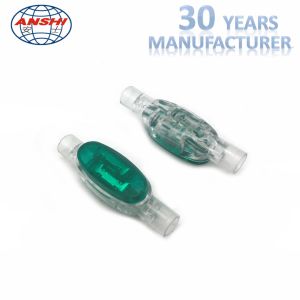 Female Gender 4 Wire Connectors Green Color Moisture Proof 0.091" Maximum