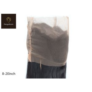 Seamless Undetectable 360 Lace Frontal Human Hair Closure 4 By 4