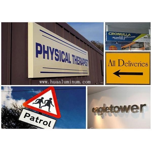 Quality Outside 4x8 Aluminum Composite Sign Board Flat Surface For Gallery wholesale