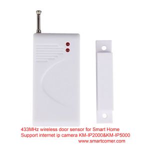 433MHz Wireless door magnetic sensor detector support internet camera systems