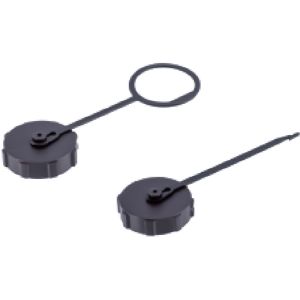 Screw PVC Circular Plastic Connectors IP67 1.0A Cable Mount Panel Mount