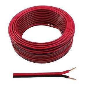 Quality Figure 8 Speaker Cable 2 × 0.35mm2 Stranded Conductor in Red & Black Jacket wholesale