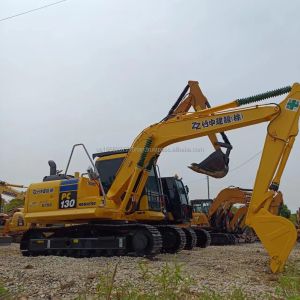 Low Hours KOMATSU PC130 Excavator with Original Hydraulic Pump in Good Condition