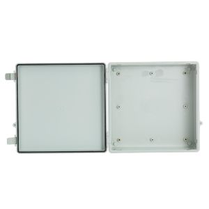 Cheap Internal Mounting Panel 33x33x13cm Hinged Plastic Enclosures for sale