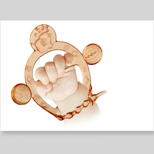 Quality OEM Microwave Safe Animal Shape Silicone Baby Teether wholesale