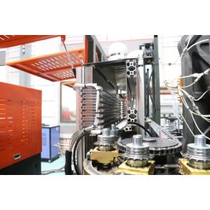 Pharmaceutical Pet Bottle Blowing Machine With High Pressure Lock The Mold