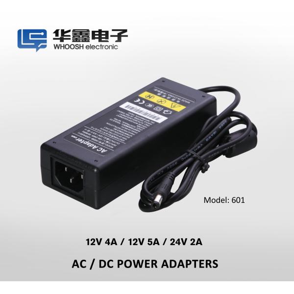 Quality IP20 Indoor 60W CCTV Power Supply Adapter 12V4A 12V5A Universal AC DC Adapter wholesale