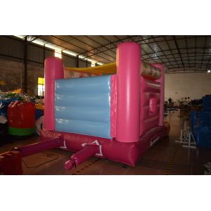 Cute Rabbit Inflatable Jump House 3x4m / Kids Small Bouncy Castle