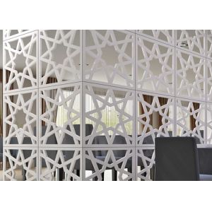 Aluminum Screen Panel Powder Coating Wood Grain Custom Welded Decorative