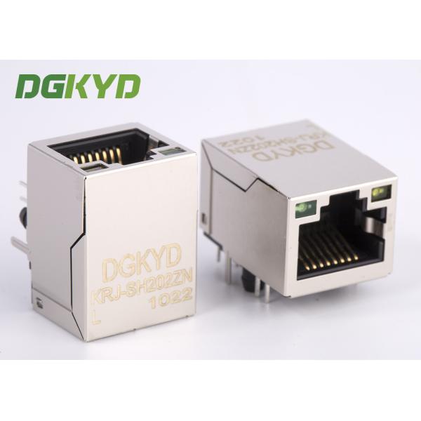 10 PIN RJ45 With Integrated Magnetics Gigabit Cat 6 RJ45 Connector