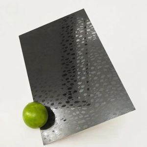 Decorative Etched Stainless Steel Sheet 316l 410 SS Plate Customized Pattern