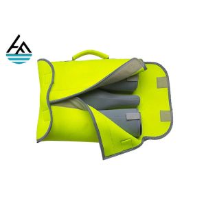 Thin Bottle Cooler Bag , Neoprene Sleeve Bottle With Nylon Zipper