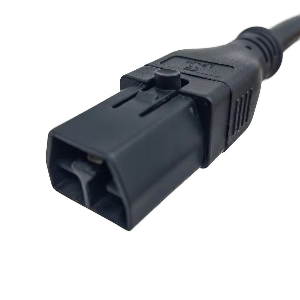 Cheap SAF-D-GIRD Male to C20 Female Extension Cable SJT 12AWG 3-Core H05VV-F 3-Core AC Power Cord for Data Center for sale