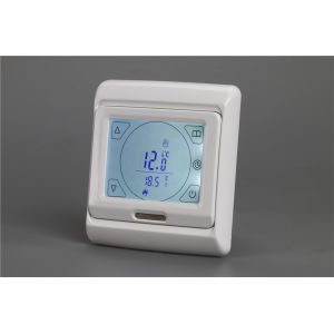 Floor Heating Touch Screen Programmable Electric Thermostat with Floor Sensor
