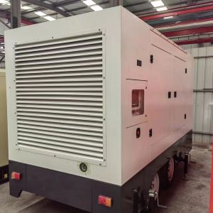 Remote Start Mobile Trailer Diesel Generator Set 200KW 250kva Rated Voltage 230