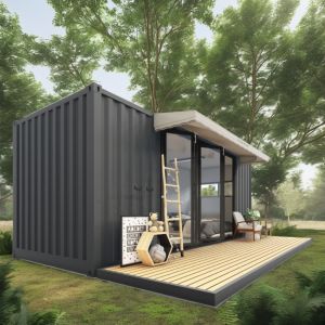 Log 20ft Eco-Friendly Flat Pack Container House Prefabricated Sustainable