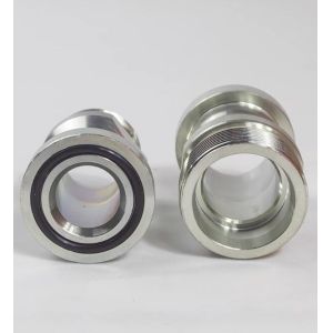 Metric Standard Reusable Carbon Steel and Stainless Hydraulic Hose Transition