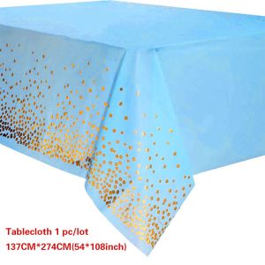 Custom Logo 137x274cm PE Spandex Tablecloth For Hotel