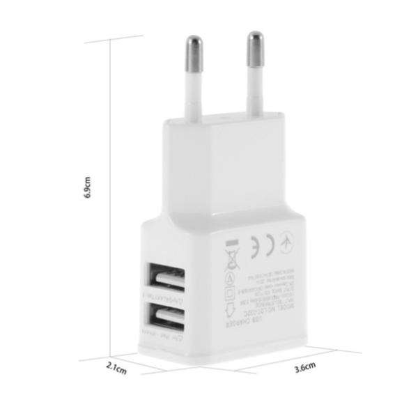 Fast charging wall adapter for Samsung phone wall charger dual USB AC adapter 2A iphone charger