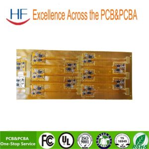 Flex And Rigid PCB Printed Circuit Board PCBA Yellow Black Double Side Single