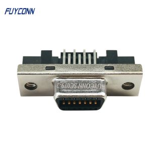 14Pin SCSI Connector CN Type PCB Right Angle Terminal Servo Connector