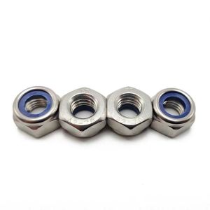 Metric Measurement System Stainless Steel Nylon Insert Lock Nut DIN985 Plain