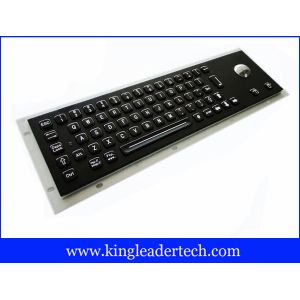 High Vandal-Proof Black Metal Keyboard Stainless Steel With 64 Keys