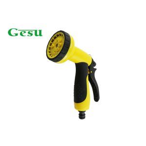 Cheap Plastic ABS Hose Spray Nozzle , 8 Pattern Water Pressure Control Hose Nozzle for sale