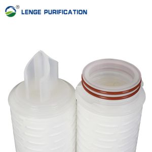 40 Inch Pleated PFA Filter Cartridge With 0.45um PTFE Membrane