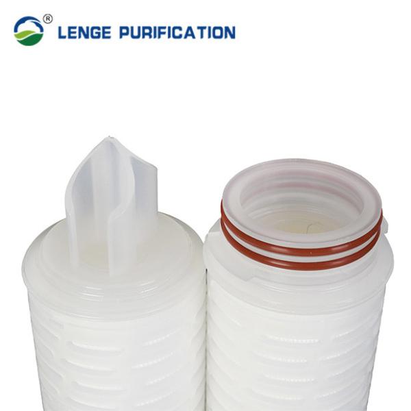 Quality 40 Inch Pleated PFA Filter Cartridge With 0.45um PTFE Membrane wholesale