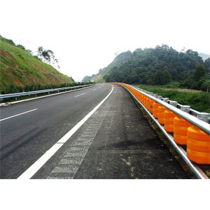 Cheap Highway Rotating Guardrail Rolling Guardrail Barrier Anti Collision Isolation Guardrail for sale