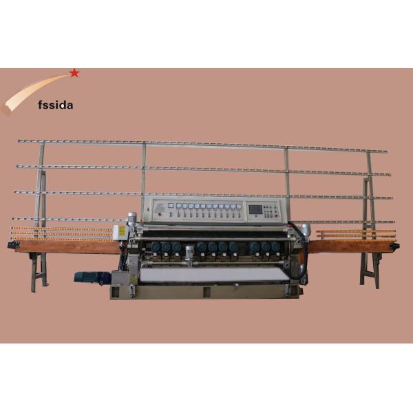 Quality 11 Grinding Head Glass Straight Line Beveling Machine Customization Low Consumption wholesale