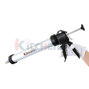 Snack Sticks Sausage Jerky Shooter Gun With 2 Attachment Aluminum Tube Funnel Stomper