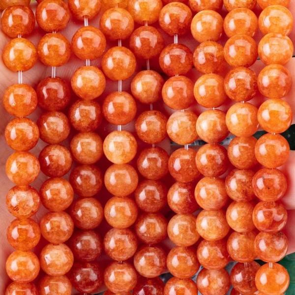 8MM Crystal Darker Red Aventurine Healing Gemsotne Round Loose Beads For