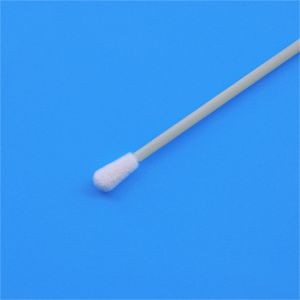 Disposable Nasopharyngeal Flocked Swab Individually Packaged Nylon Tip Medical